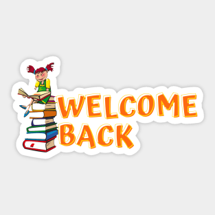 Welcome Back To School Sticker